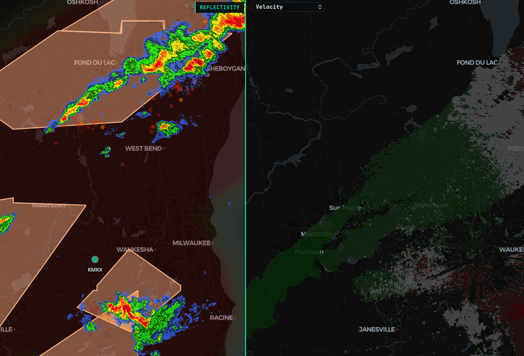 Side by Side Radar Comparison